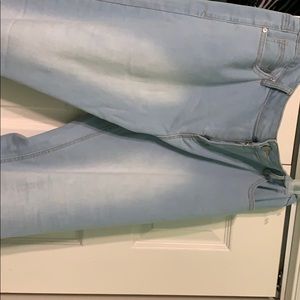 Light wash jeans